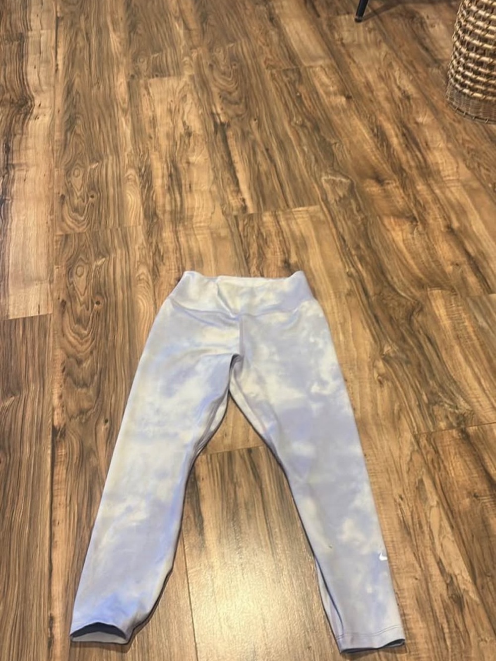 Nike Tie-Dye Active Leggings - Light Blue
